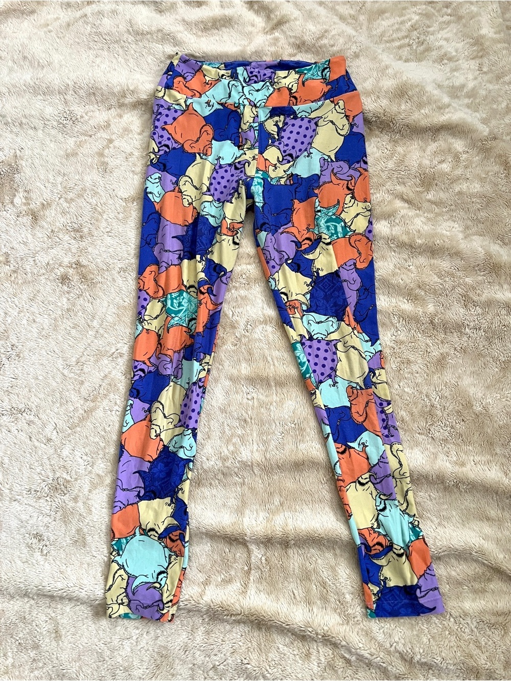 LULAROE Woman's Disney Oogie Boogie Print Leggings Size OS